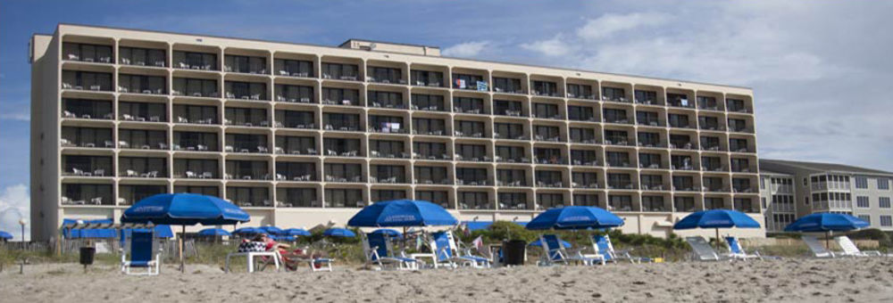 Crystal Coast Oceanfront Hotel Pine Knoll Shores Exteriör bild